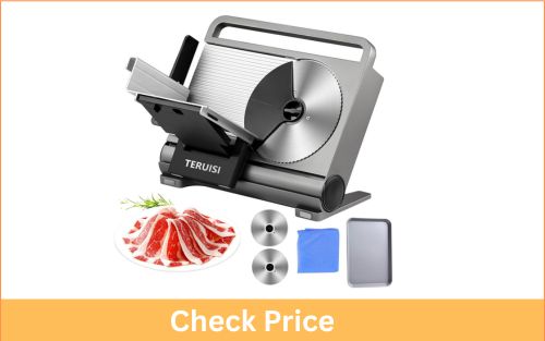 TERUISI 200W Dual 7.5 Blade Electric Foldable Meat Slicer