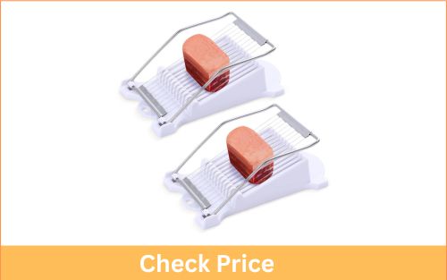 ZXMISSU 2-Pack Wire Luncheon Egg Fruit Hams Soft Food Slicer Meat Slicer for Thin Slice