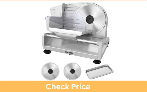 BORLEBBI 200W Quiet DC Meat Slicer
