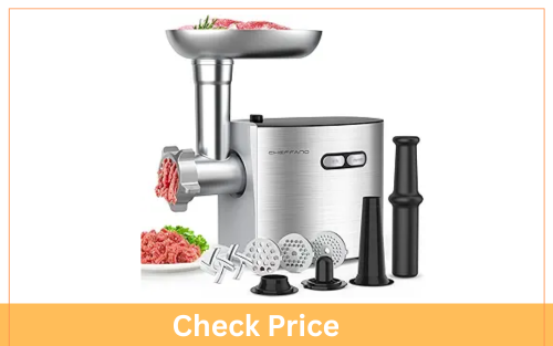 CHEFFANO Meat Grinder, 2600W Max Meat Grinder
