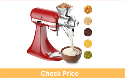 Metal Grain Mill Attachment for KitchenAid