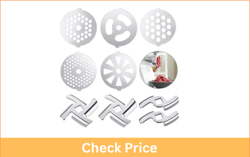 Mudder 9 Pieces Meat Grinder Blades Plate